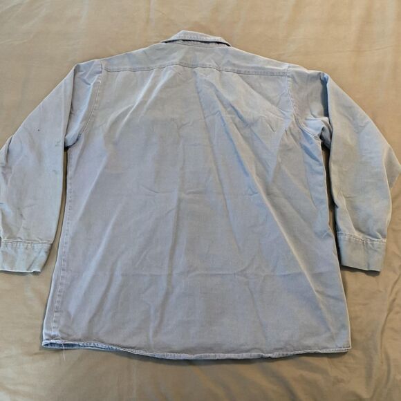 Steelguard Essentials FR Shirt Mens Large Light Blue Westex UltraSoft CAT2 - Picture 6 of 7